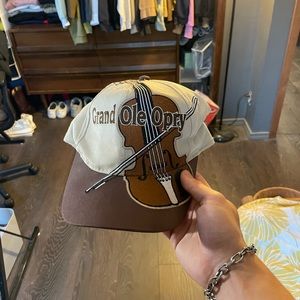 vintage grand ole opry embroidered hat